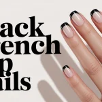 Black French Tip Nails