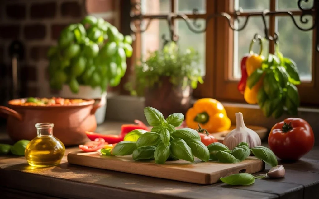 Basil in Spanish Food