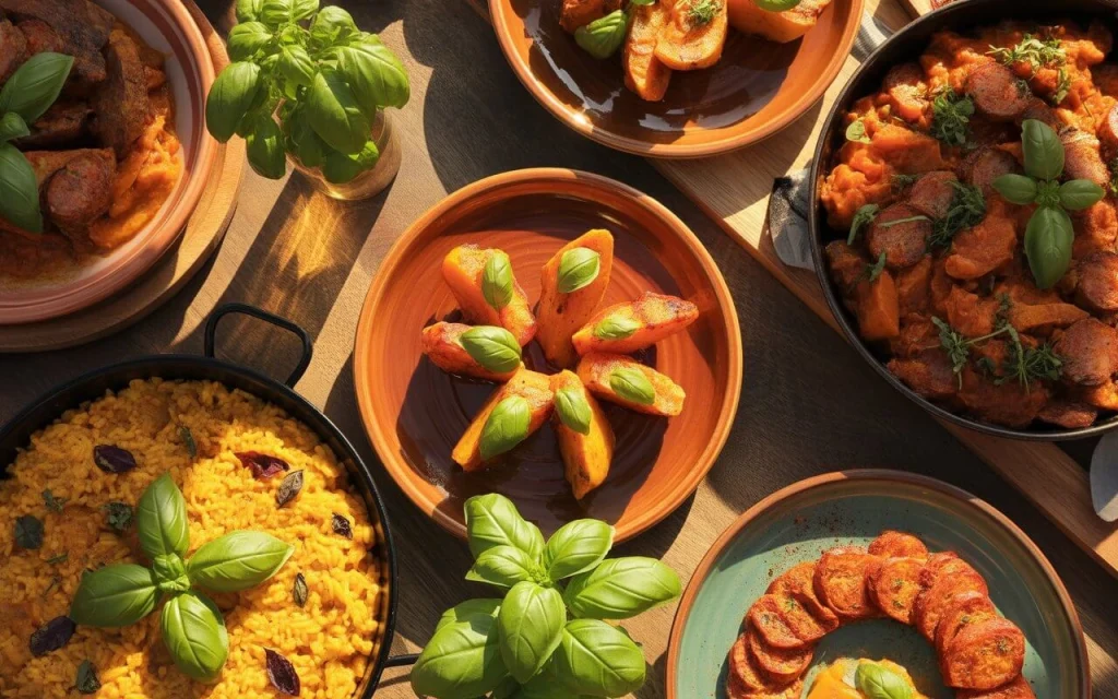 Basil in Spanish Food