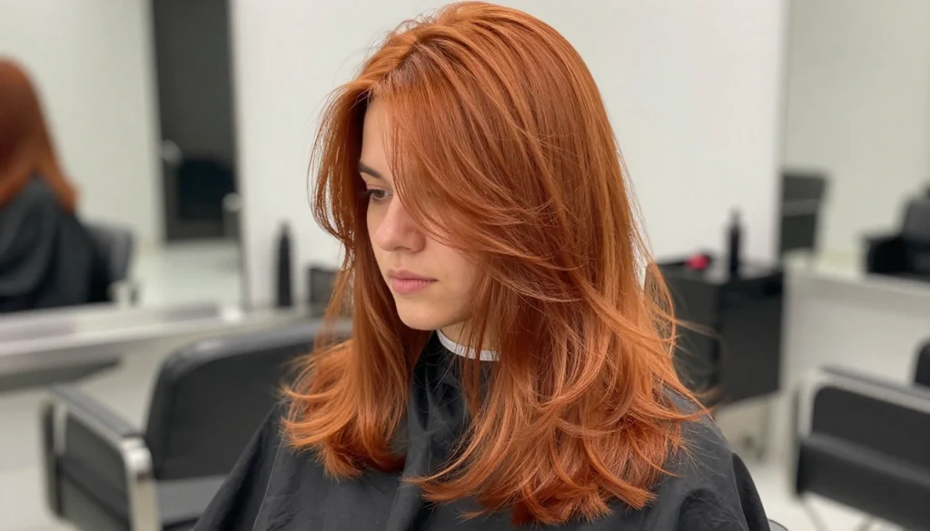 Copper hair color