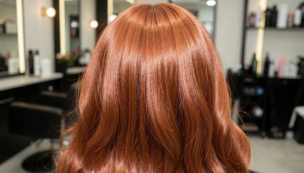 Copper hair color